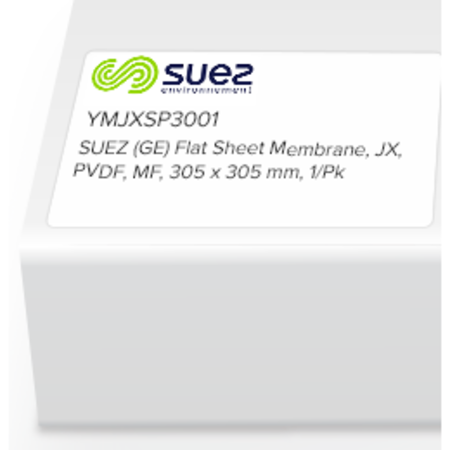 STERLITECH SUEZ (GE) Flat Sheet Membrane, JX, PVDF, MF, 305 x 305mm, 1/Pk 1206351